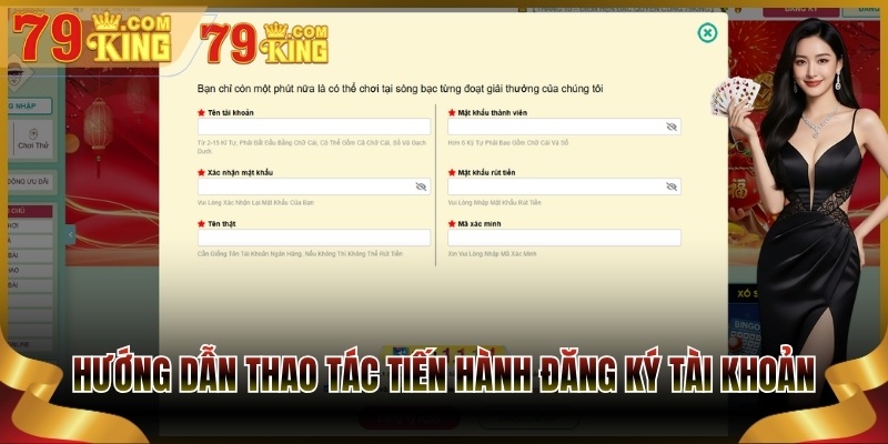 Hướng dẫn thao tác tiến hành đăng ký tài khoản
