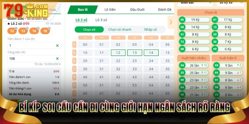 Bí kíp soi cầu cần đi cùng giới hạn ngân sách rõ ràng