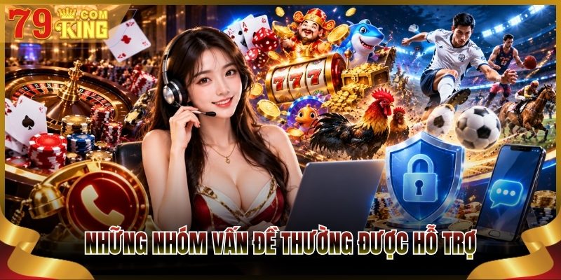 Những nhóm vấn đề thường được hỗ trợ 